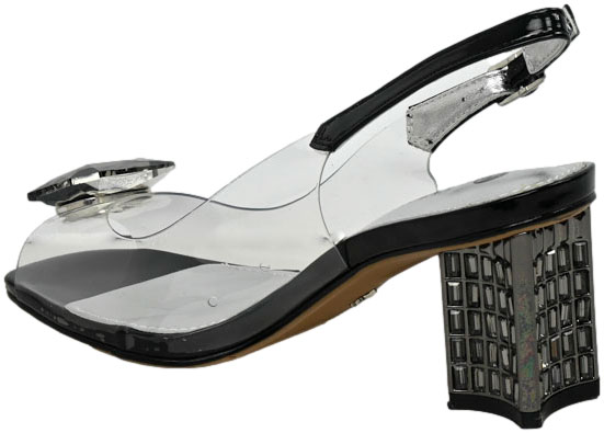 Sandały Eleganckie Scaviola S-360 Black Czarne