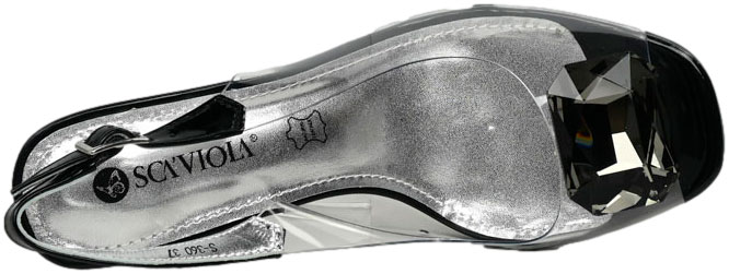 Sandały Eleganckie Scaviola S-360 Black Czarne