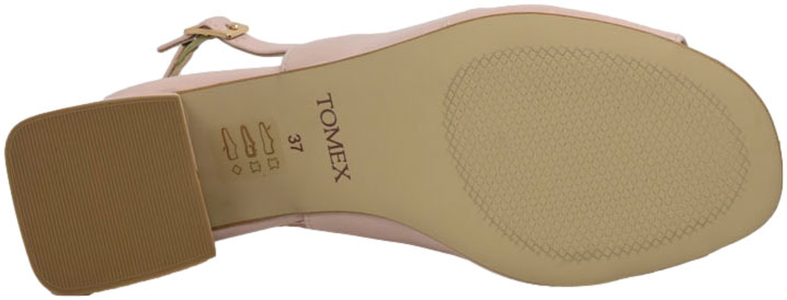 Sandały Modne Tomex 1690-M21 Różowe Skóra Naturalna