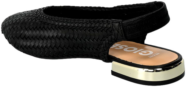 Baleriny Letnie GiosEppo 69142 Itapora Black Czarne_TN