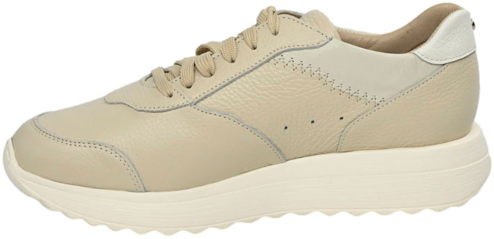 Sneakersy Stylowe Ryłko D1RY1_V_ _8TR Beżowe Skóra Naturalna