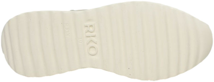 Sneakersy Stylowe Ryłko D1RY1_V_ _8TR Beżowe Skóra Naturalna