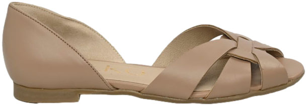 Sandały Modne Ryłko I1KS6__A__Z02F Beige Skóra Naturalna