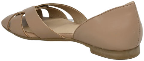 Sandały Modne Ryłko I1KS6__A__Z02F Beige Skóra Naturalna