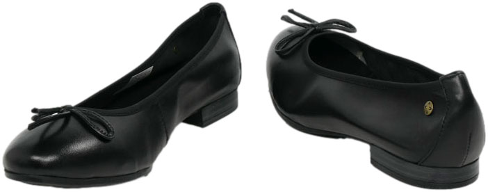 Baleriny Wygodne Maciejka P6800-01 00 Czarne Skóra Naturalna