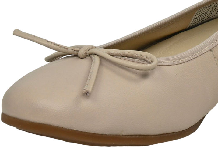 Baleriny Stylowe Maciejka P6800-04 00 Beż Skóra Naturalna