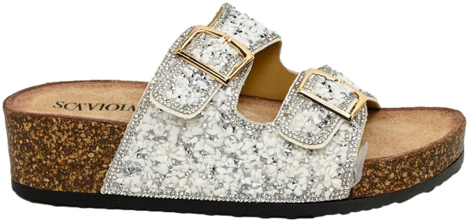 Klapki Stylowe Scaviola L-47 White Białe 