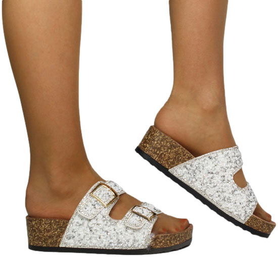 Klapki Stylowe Scaviola L-47 White Białe 