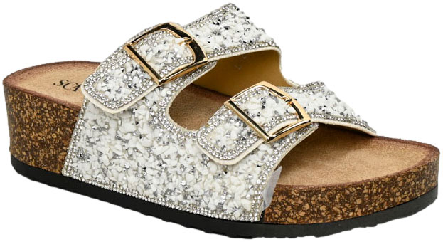 Klapki Stylowe Scaviola L-47 White Białe 