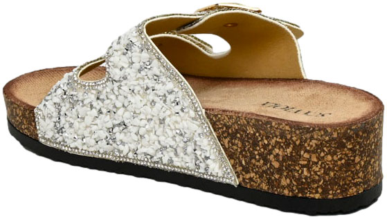 Klapki Stylowe Scaviola L-47 White Białe 