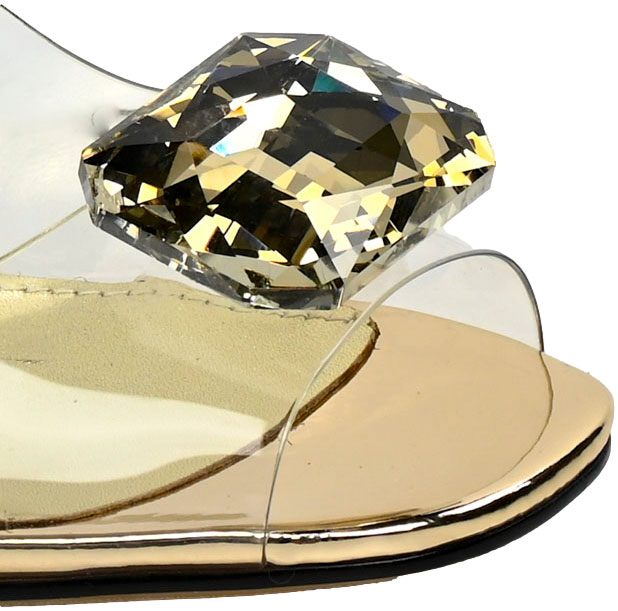Sandały Modne Scaviola S-361 Gold Zlote