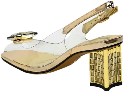 Sandały Modne Scaviola S-361 Gold Zlote