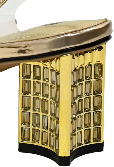 Sandały Modne Scaviola S-361 Gold Zlote