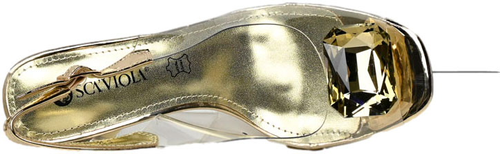 Sandały Modne Scaviola S-361 Gold Zlote