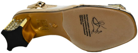 Sandały Modne Scaviola S-361 Gold Zlote