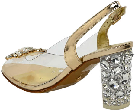Sandały Stylowe Scaviola S-206 Gold Złote