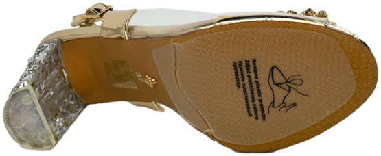 Sandały Stylowe Scaviola S-206 Gold Złote