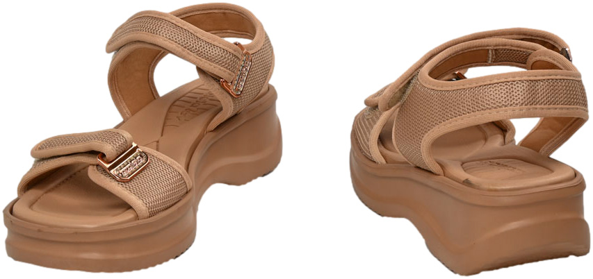 Sandały Stylowe Azaleia 18451 Vera Therapy  AG360 Brown_TN