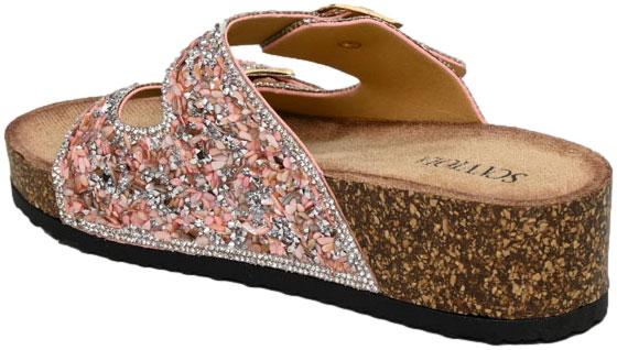 Klapki Stylowe Scaviola L-46 Pink Różowe