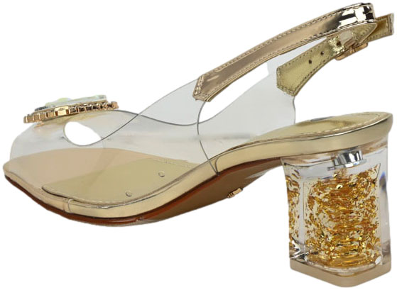 Sandały Stylowe Scaviola S-357 Gold Złote 