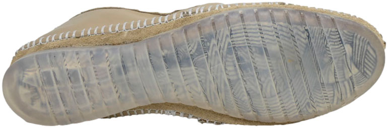 Espadryle Polskie Maciejka T3512-04 Beżowe Skóra Naturalna