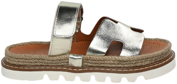 Klapki Stylowe Venezia E109LEGOOBK029 Złoty Skóra Naturalna