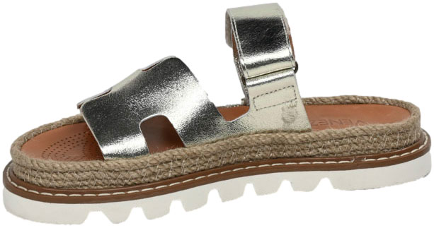Klapki Stylowe Venezia E109LEGOOBK029 Złoty Skóra Naturalna