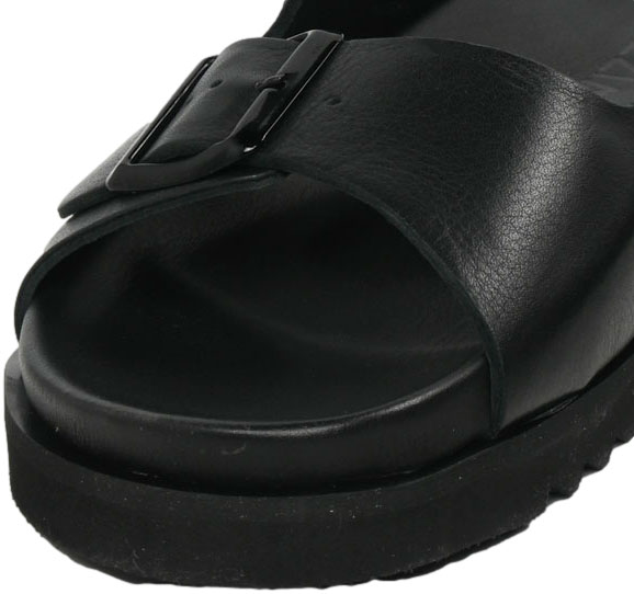 Klapki Modne Venezia E105LEBLOBK029 Czarny Skóra Naturalna