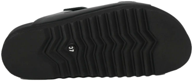 Klapki Modne Venezia E105LEBLOBK029 Czarny Skóra Naturalna