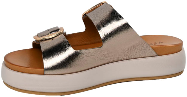 Klapki Stylowe Venezia E038LEGOOBK041 Złoty Skóra Naturalna