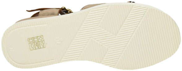 Sandały Stylowe Venezia E075LEGOOBS029 Złoty Skóra Naturalna