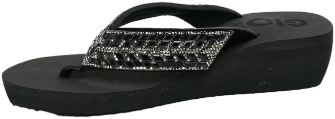 Klapki Japonki GiosEppo 71994 Black Czarne