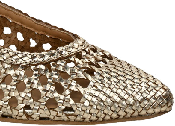 Czółenka Eleganckie GiosEppo 71185 Platinum Skóra Naturalna_TN