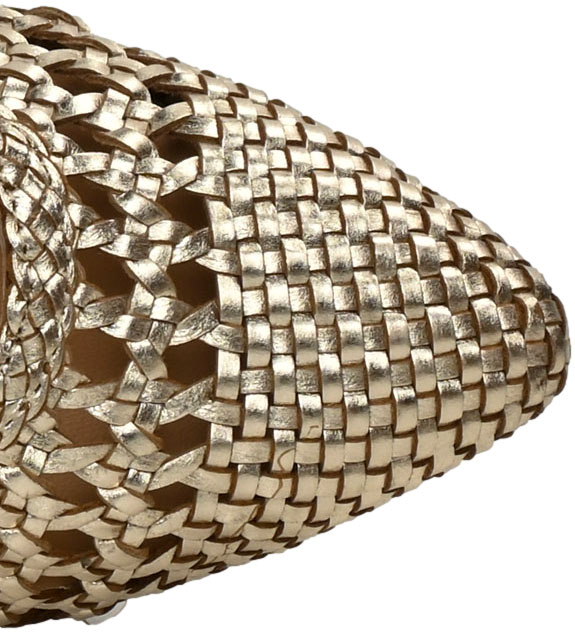 Czółenka Eleganckie GiosEppo 71185 Platinum Skóra Naturalna_TN