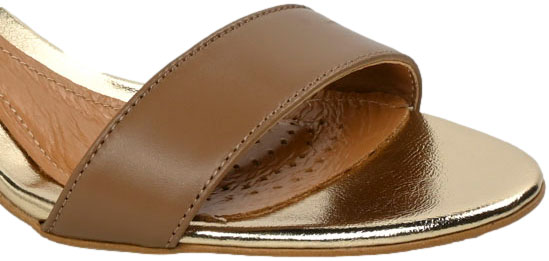 Sandały Stylowe Prestige 2101/OBL Toffi Lico Skóra Naturalna