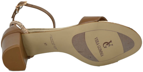 Sandały Stylowe Prestige 2101/OBL Toffi Lico Skóra Naturalna