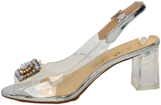 Sandały Komfortowe S.Barski MR42-031 Silver