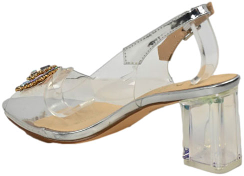 Sandały Komfortowe S.Barski MR42-031 Silver