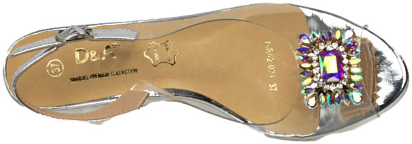 Sandały Komfortowe S.Barski MR42-031 Silver