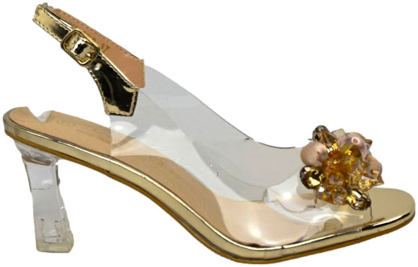 Sandały Komfortowe S.Barski MR51-X951 Gold