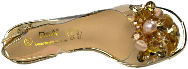 Sandały Komfortowe S.Barski MR51-X951 Gold