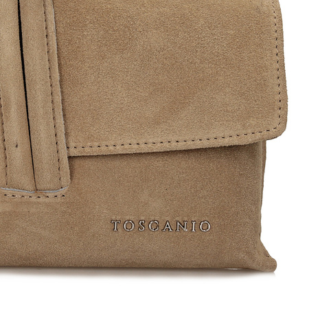 Torebka Toscanio G80 Beż D04 Skóra Naturalna