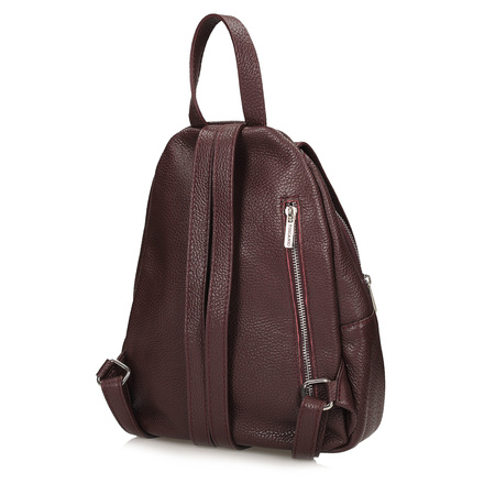 Torebka Toscanio A186 Bordo D54 Plecak Skóra