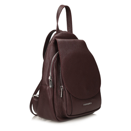 Torebka Toscanio A186 Bordo D54 Plecak Skóra