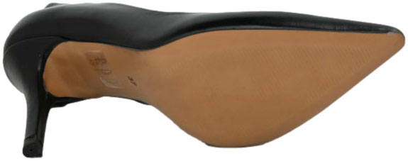 Szpilki Stylowe Kaniowski K110-01 Czarny  Skóra Naturalna 