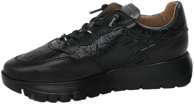 Sneakersy Damskie Wonders A-2491 Wild Negro Nylon Nek Negro