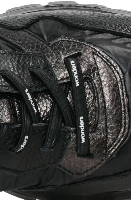Sneakersy Damskie Wonders A-2491 Wild Negro Nylon Nek Negro