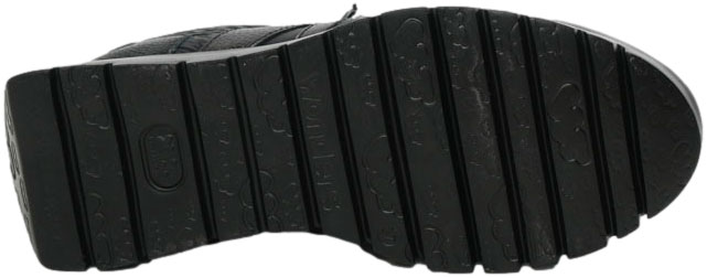 Sneakersy Damskie Wonders A-2491 Wild Negro Nylon Nek Negro