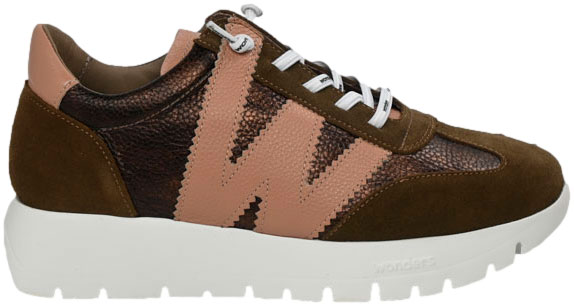 Sneakersy Damskie Wonders A-2476 Trend Conac Elvin Bronce