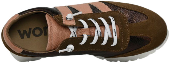 Sneakersy Damskie Wonders A-2476 Trend Conac Elvin Bronce
